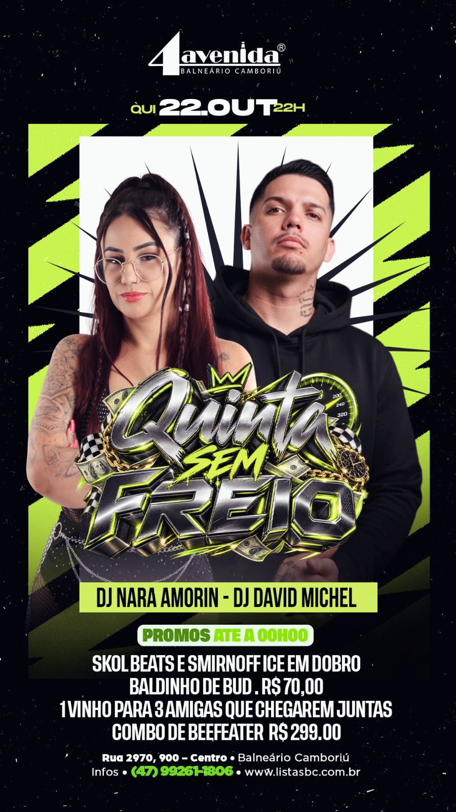 QUINTA SEM FREIO
